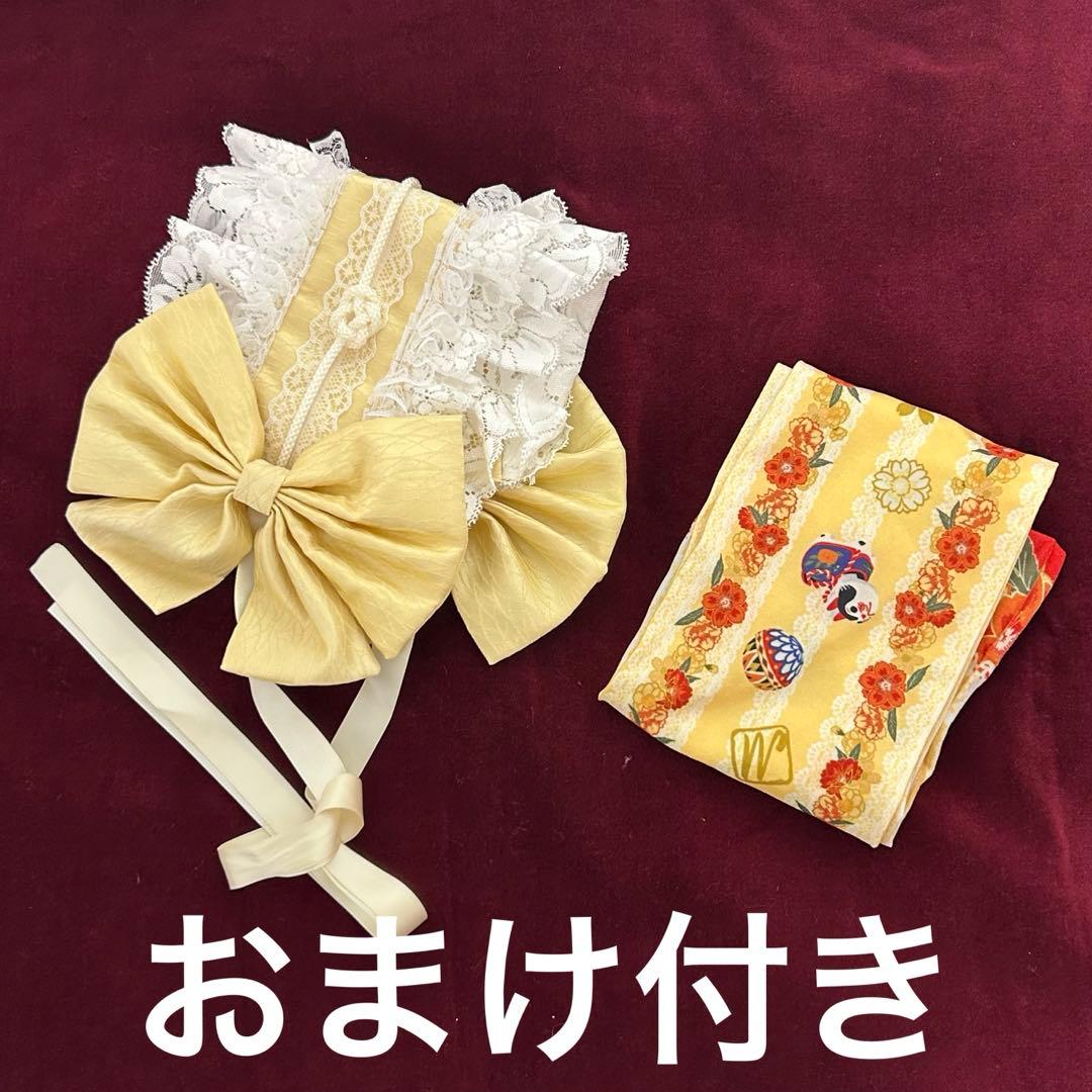 morphose いろどり花てまり　ワンピース　イエロー