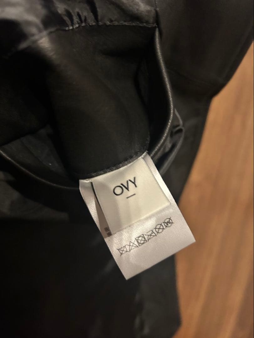 ジャケット・アウター OVY Waterproof Calf Leather Car Coat ovy