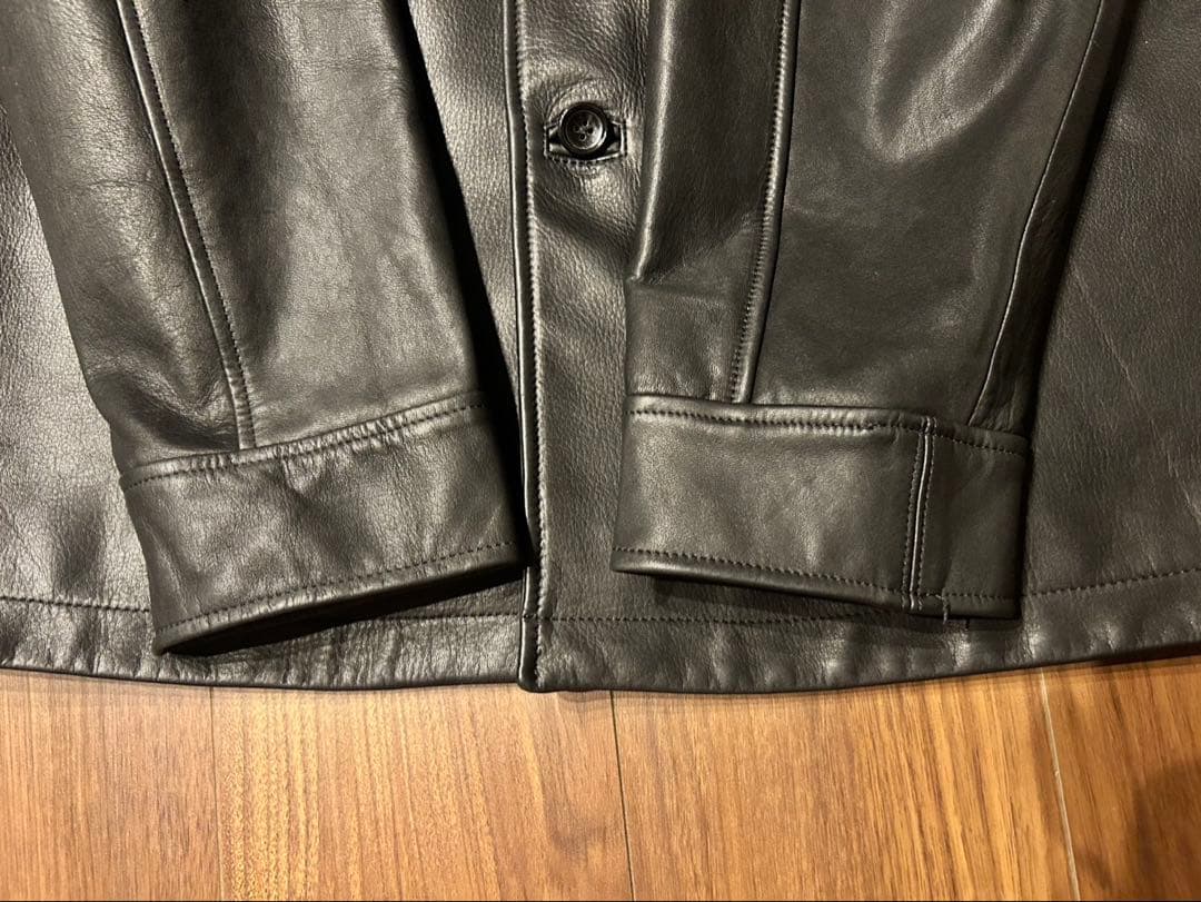 ジャケット・アウター OVY Waterproof Calf Leather Car Coat ovy