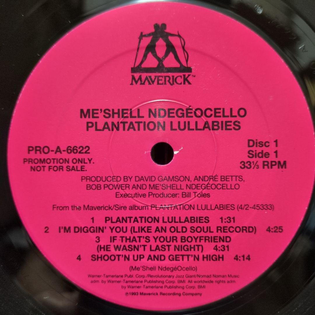洋楽 Me'Shell NdegeOcello/PLANTATION LULLABIE