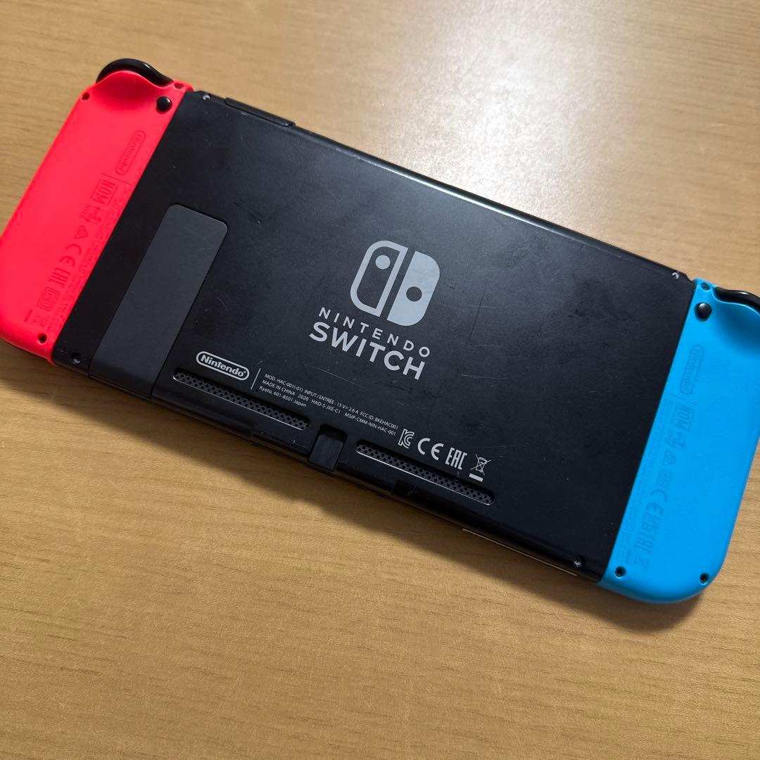 Nintendo Switch 青/赤 本体とジョイコン　付属品