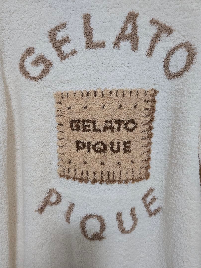 gelato pique パウダービスケットジャガードプルオーバー （CRM）
