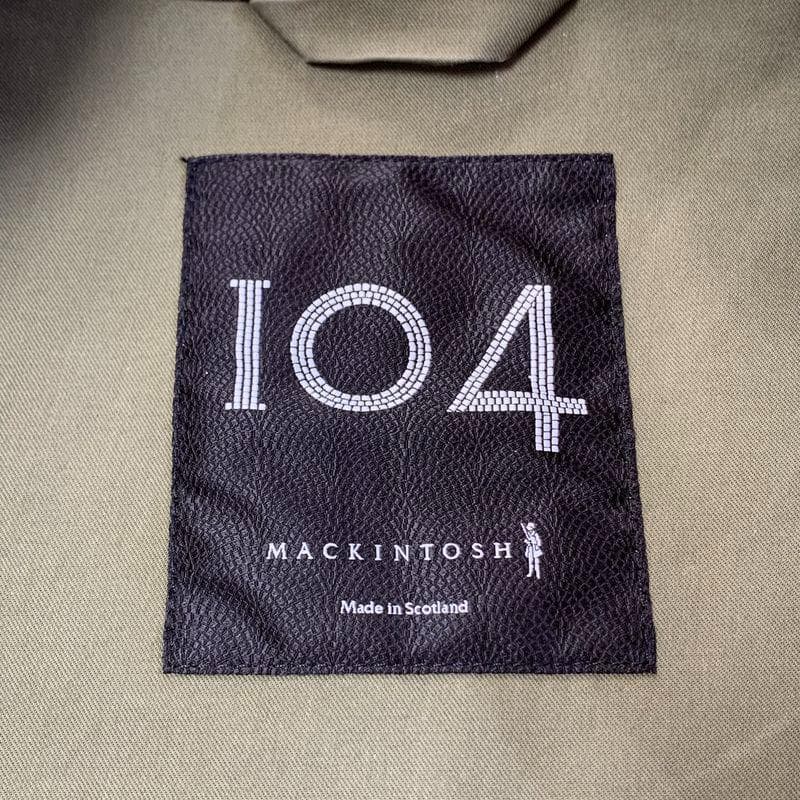 104 MACKINTOSH ゴム引き モーターサイクルコート イギリス軍 38