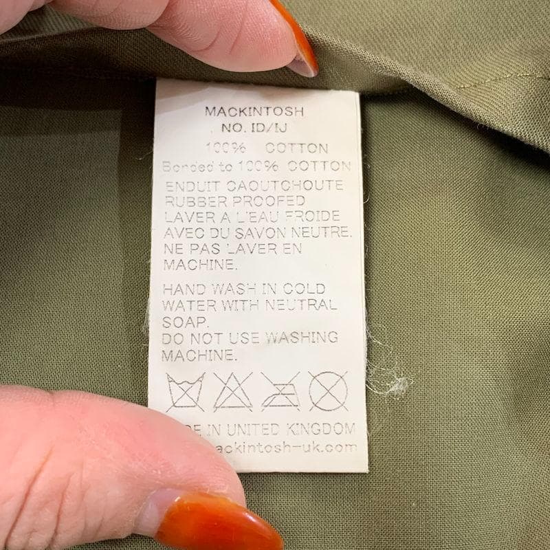104 MACKINTOSH ゴム引き モーターサイクルコート イギリス軍 38