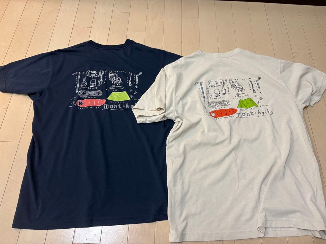 美品 コロンビア mont-bell モンベル Tシャツ 7枚セット
