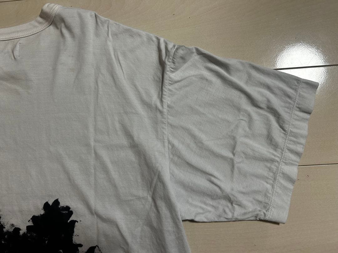 MARKAWARE Tシャツ サイズ3 黒ペイントデザイン