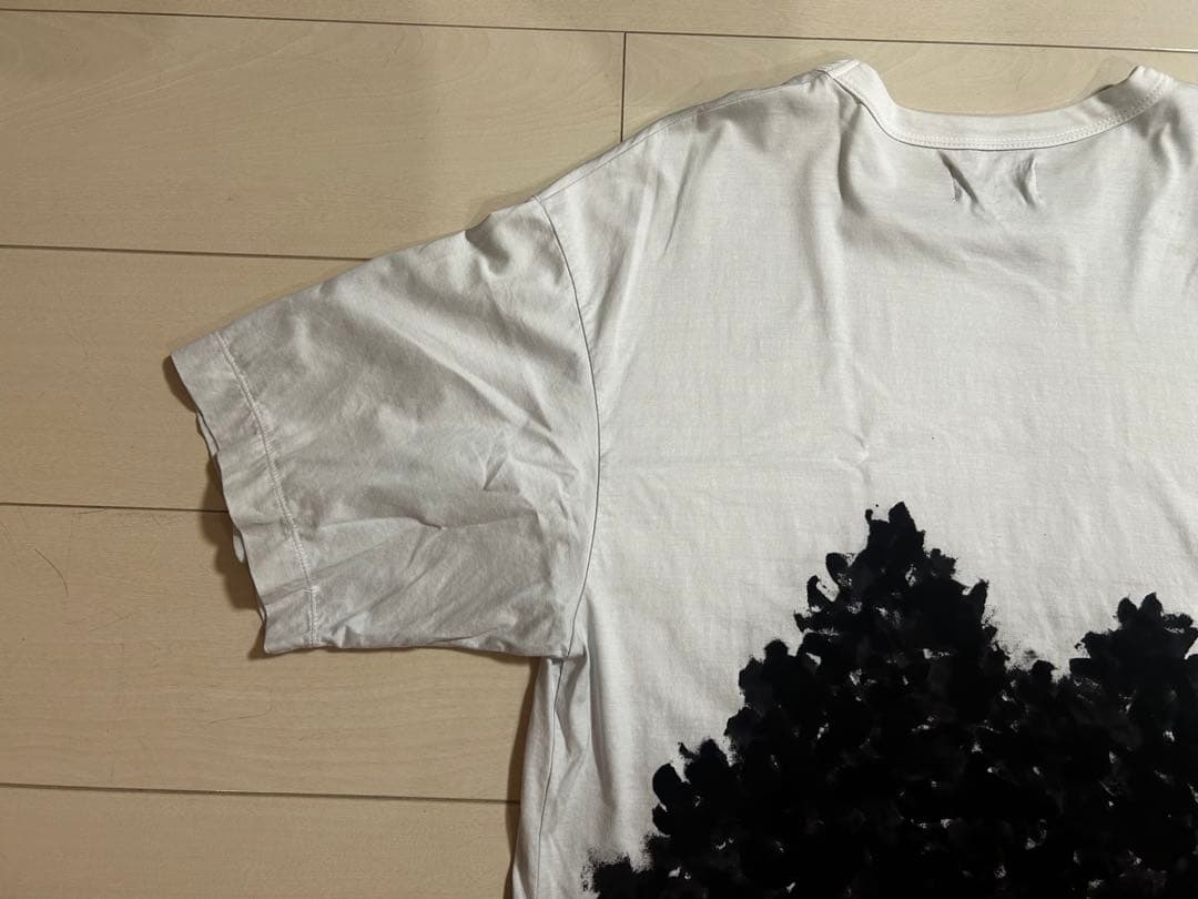 MARKAWARE Tシャツ サイズ3 黒ペイントデザイン