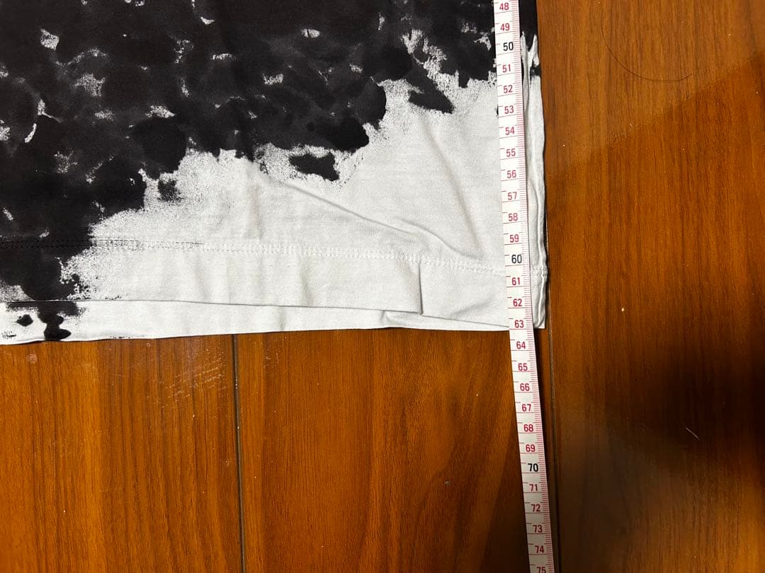 MARKAWARE Tシャツ サイズ3 黒ペイントデザイン