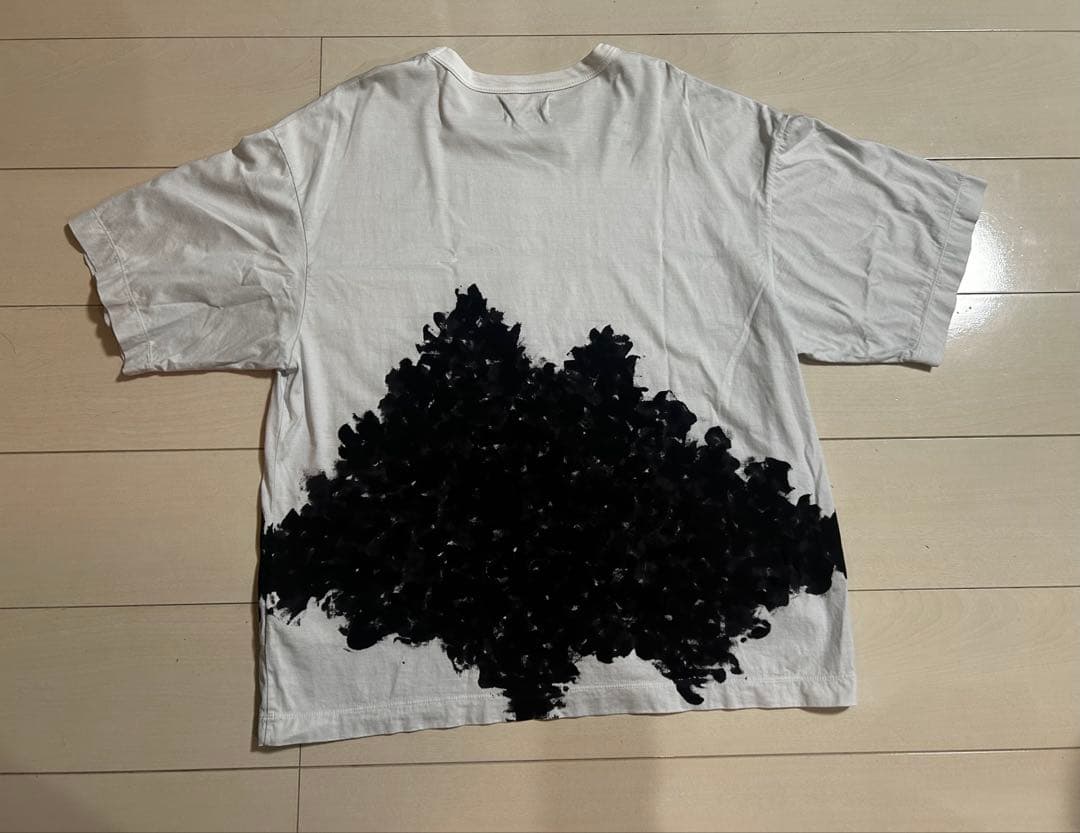 MARKAWARE Tシャツ サイズ3 黒ペイントデザイン
