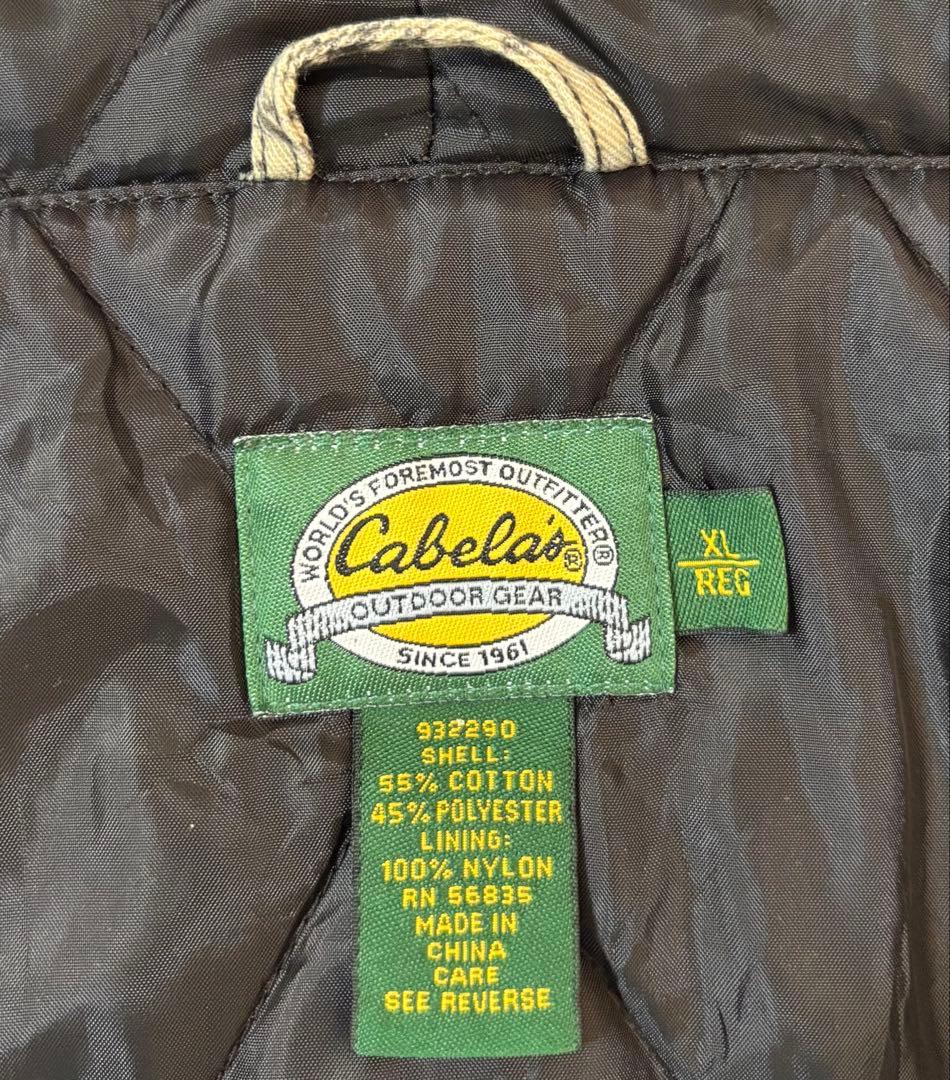 cabela's カベラス　リアルツリーカモ　キルティング　アクティブジャケット