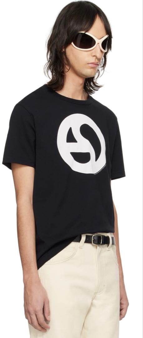 トップス Acne studios Logogram T-Shirt Black