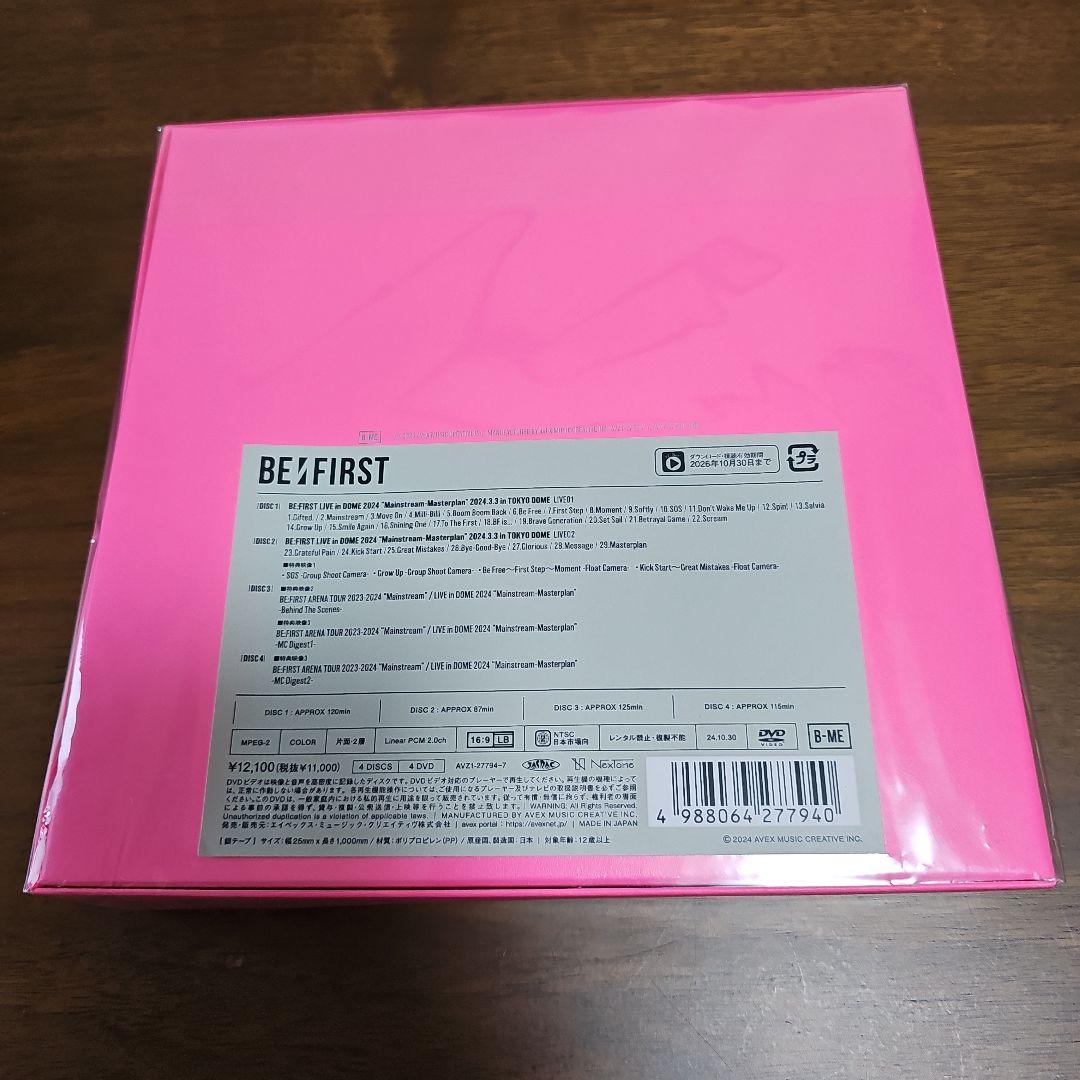 邦楽 BE:FIRST Mainstream-Masterplan DVD