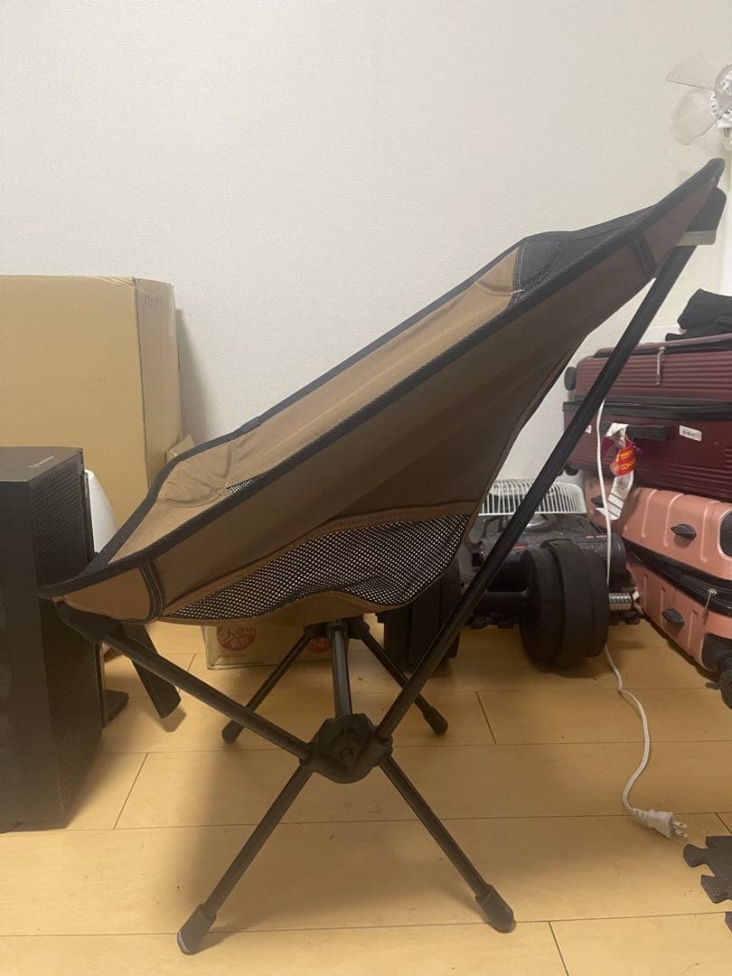 Helinox アウトドアチェア ベージュ メッシュ バック無し