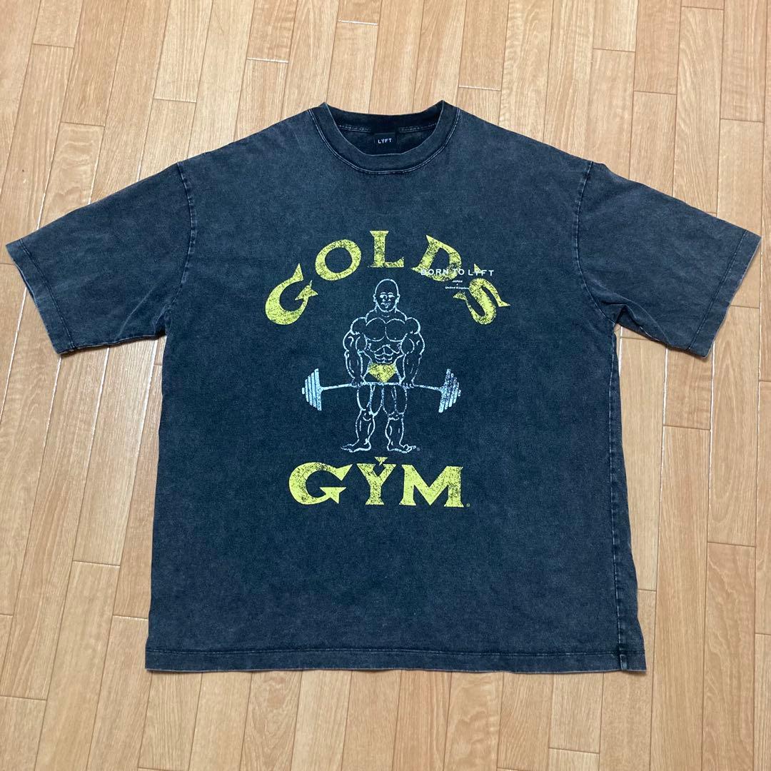 LYFT GOLD'S GYM コラボ Tシャツ ブラック Mサイズ