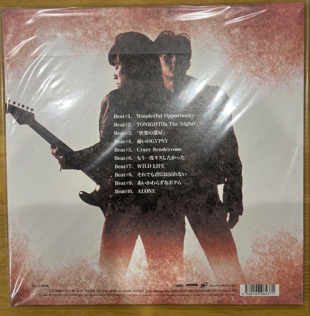 B'z IN THE LIFE アナログレコード　新品未使用