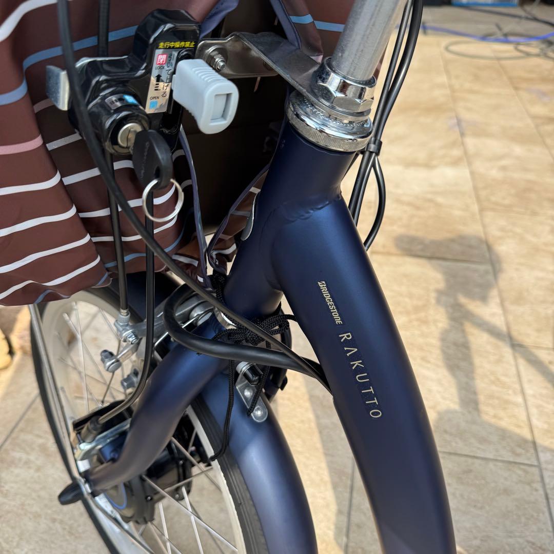 送料込　ブリヂストン 三輪　アシスト自転車　ラクットワゴン RW0B42 ブルー