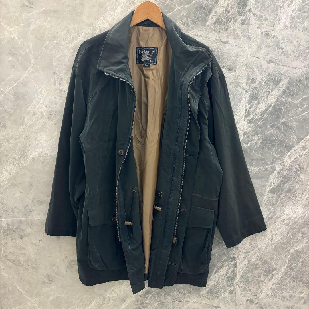 【美品】 BURBERRY バーバリー メンズ カバーオール ブラック 黒