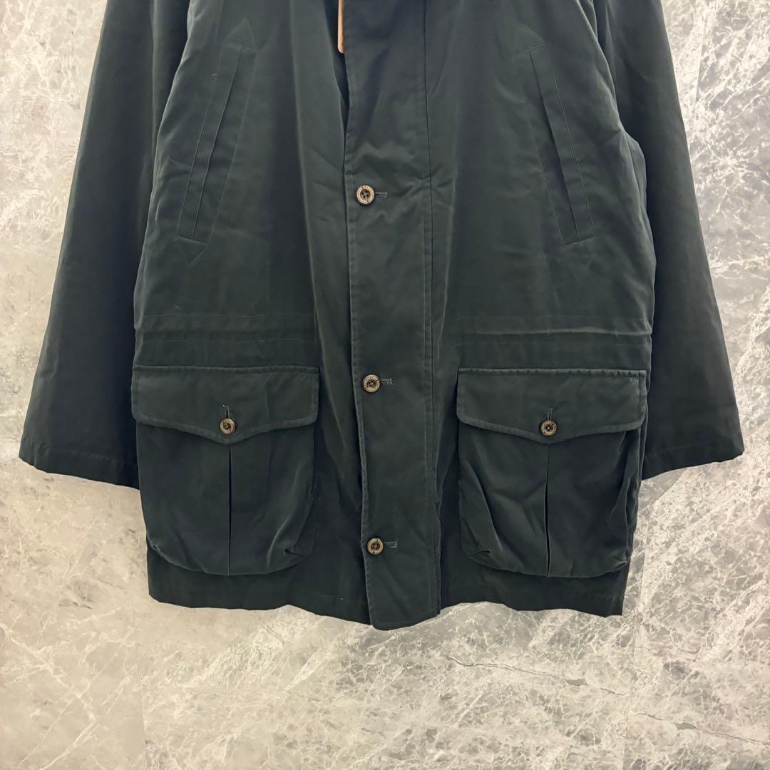 【美品】 BURBERRY バーバリー メンズ カバーオール ブラック 黒