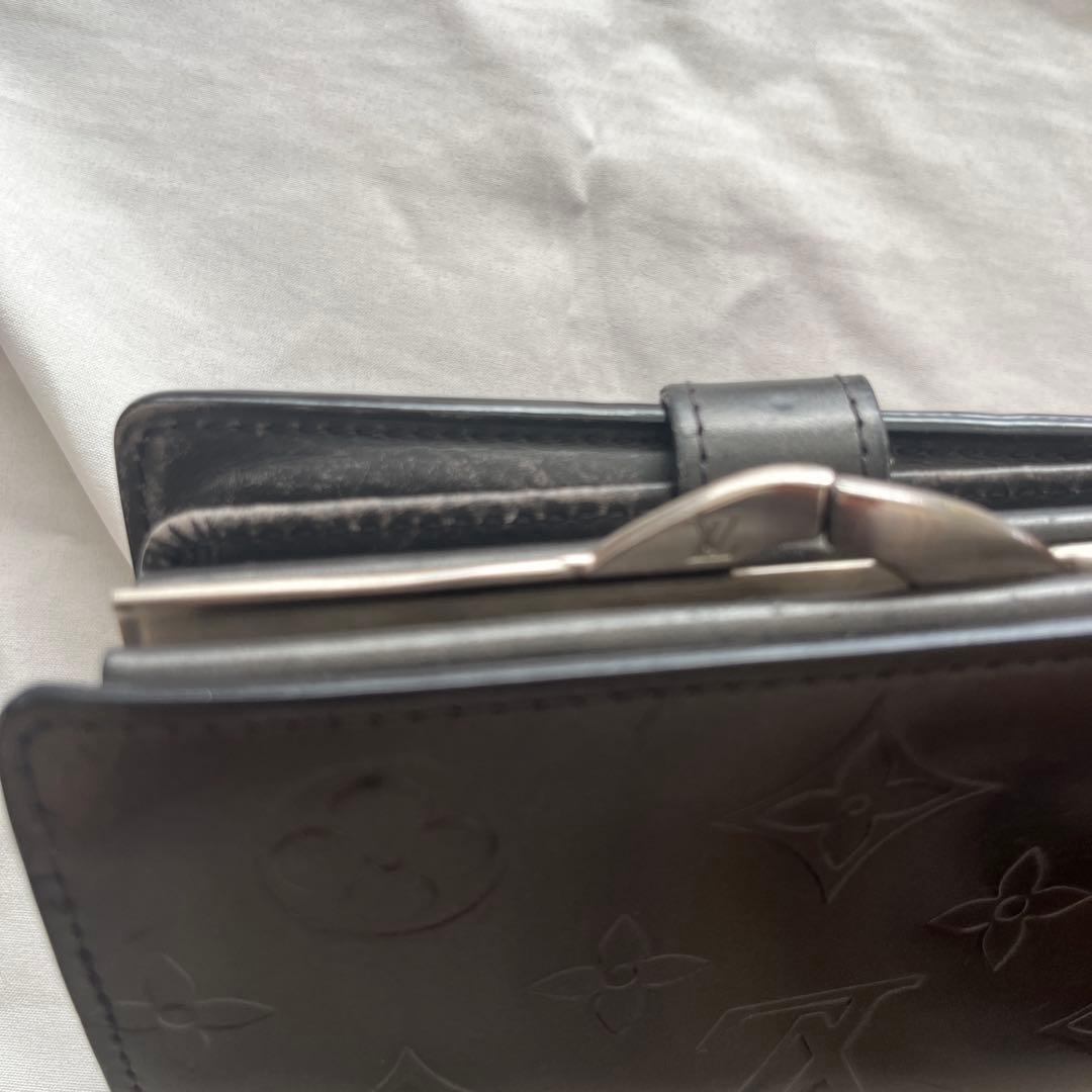 ルイヴィトン LOUIS VUITTON モノグラムマット がま口 折り財布