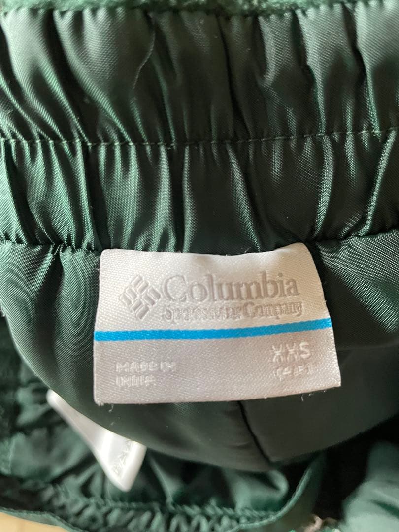 Columbia 子ども用スキーウェア 緑色 XXS 110 上下セット