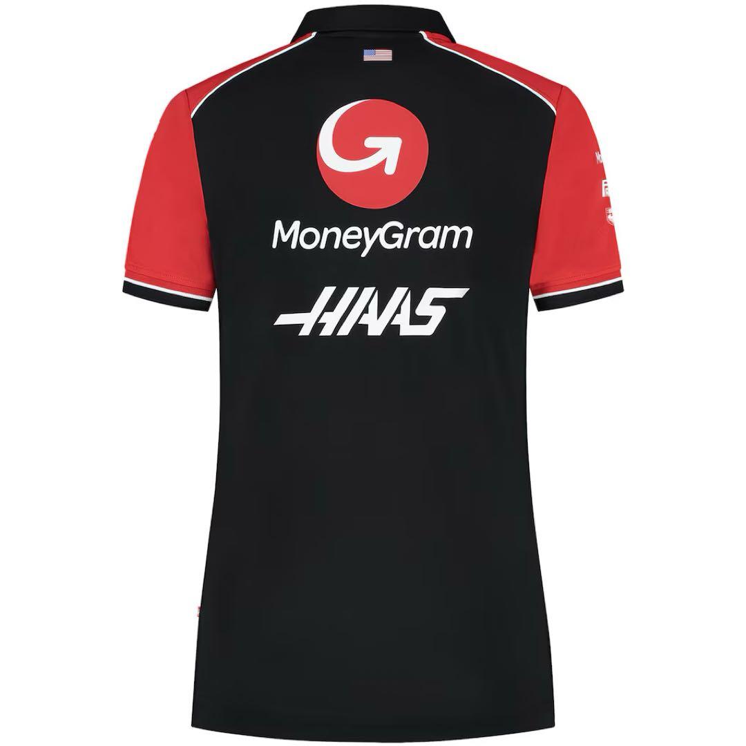 【新品未開封】HaaS MoneyGram ジップアップポロシャツ 半袖 S