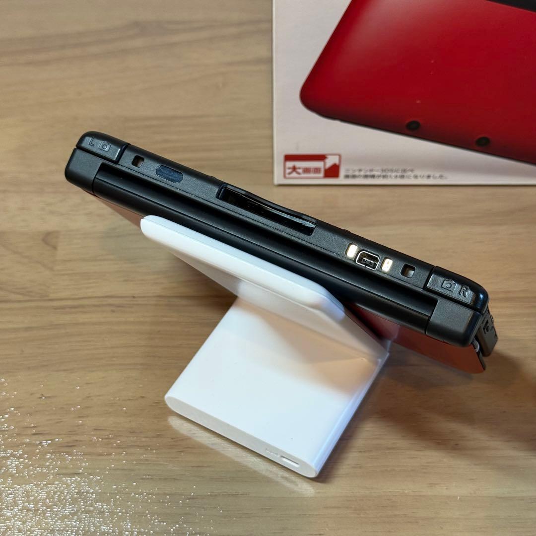6-030 ニンテンドー3DS LL レッド×ブラック 箱付き