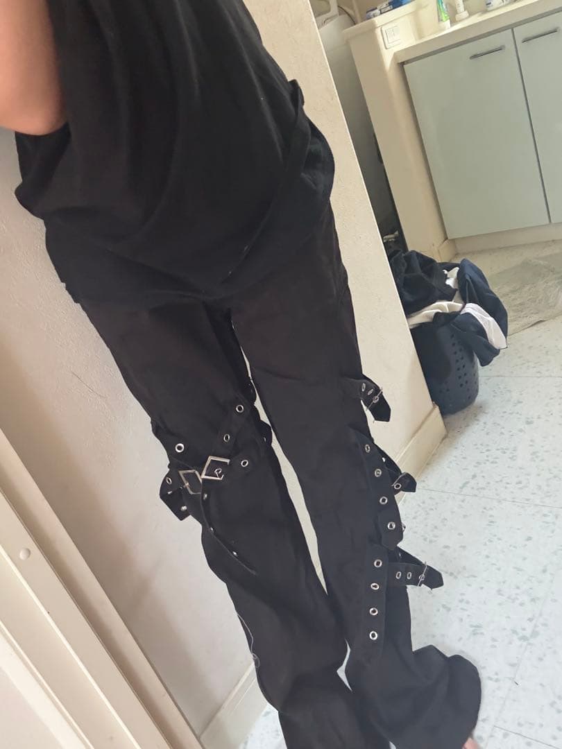 パンツ flare bondage pants h.naoto y2k archive