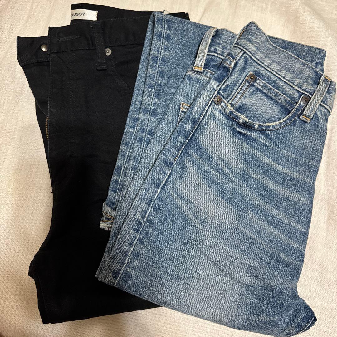 MOUSSY MVS FLARE ブルー