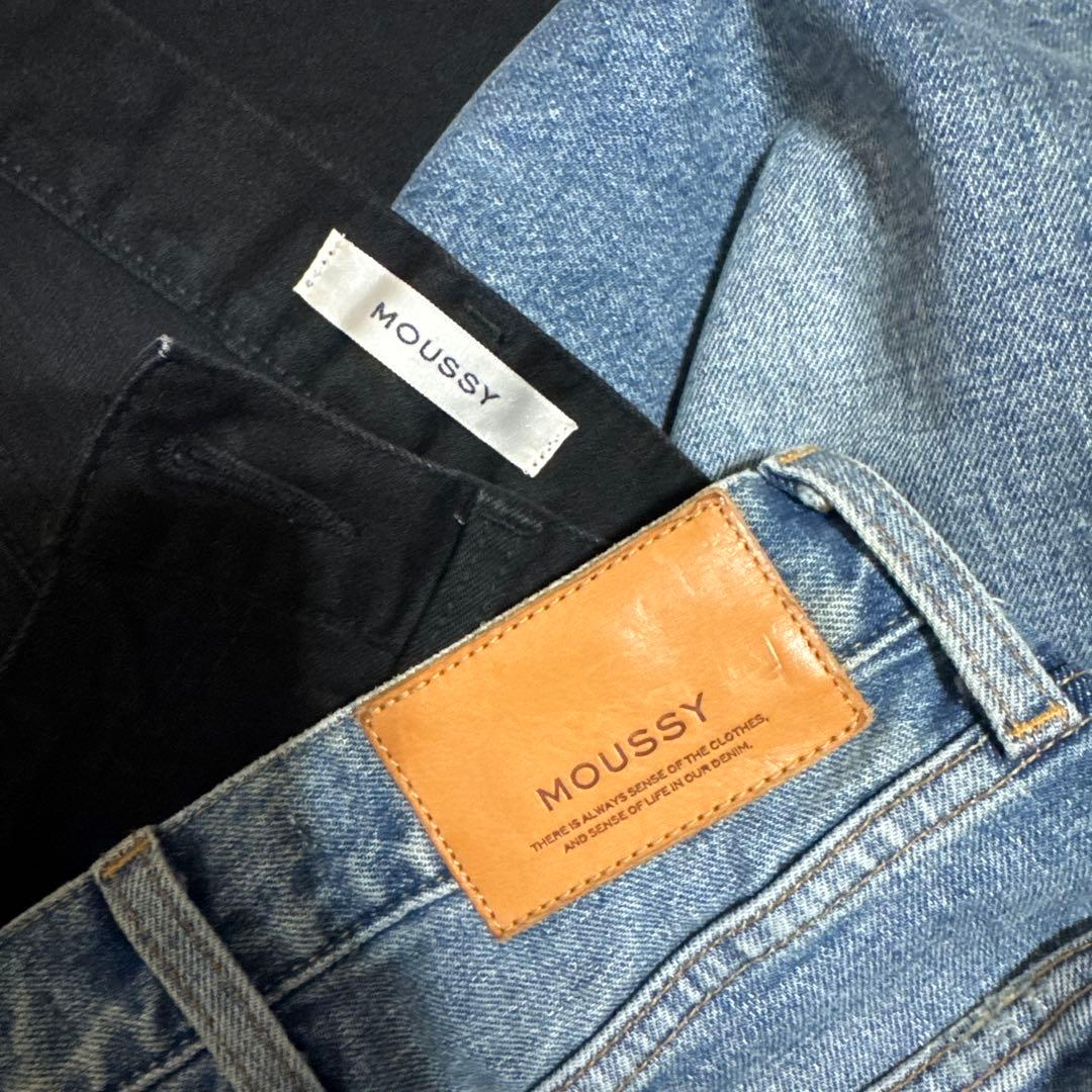 MOUSSY MVS FLARE ブルー
