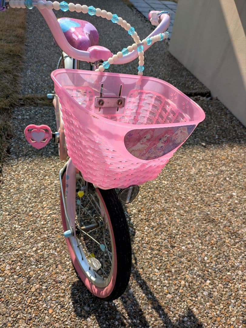 愛知県【引取り限定】プリンセス　自転車　16インチ　子供用　トイザらス