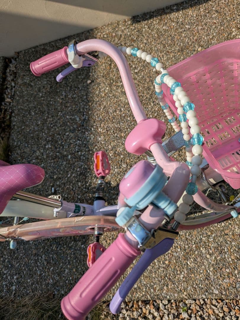 愛知県【引取り限定】プリンセス　自転車　16インチ　子供用　トイザらス