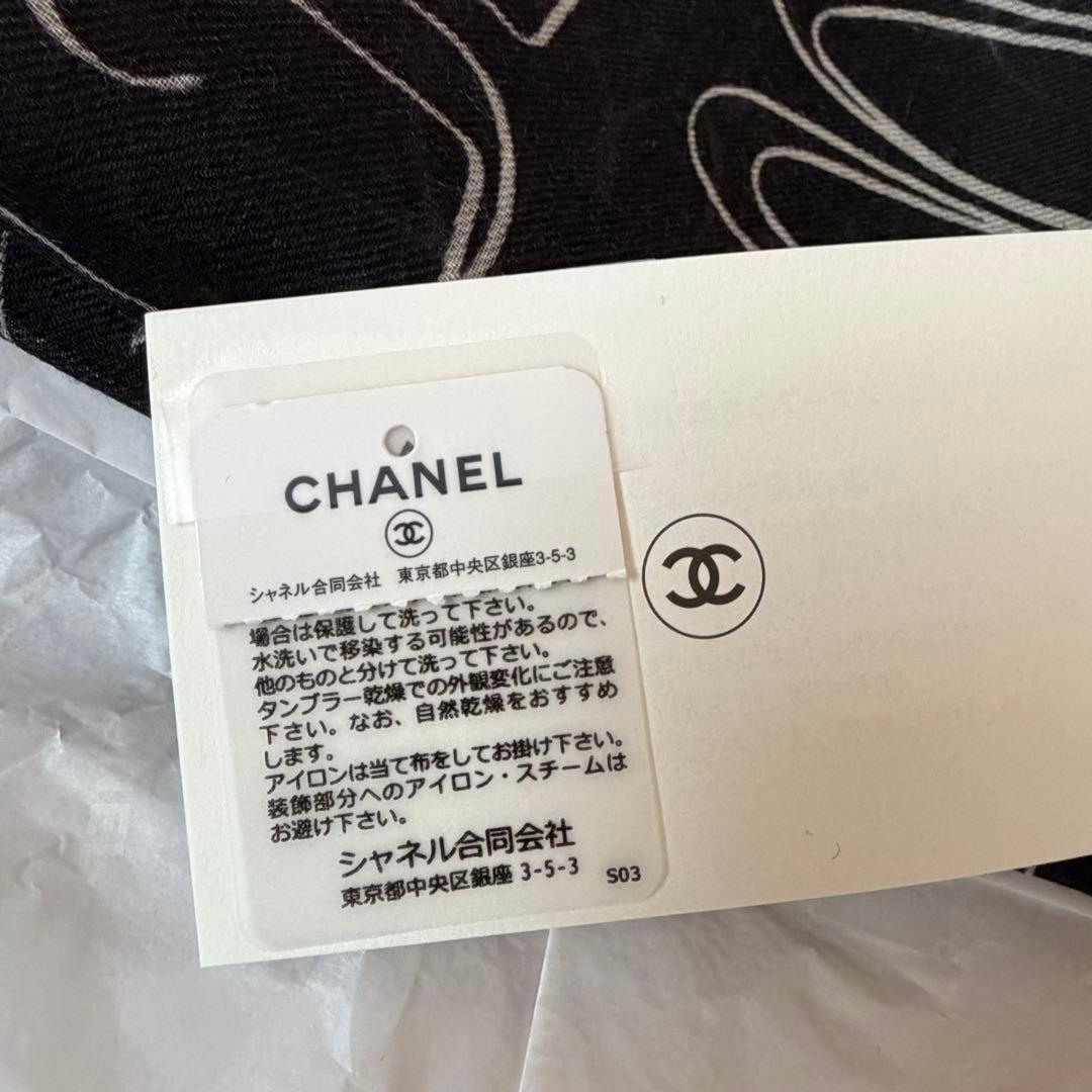 限定お価格延長中✨26万新品未使用CHANEL大判ストール✨カシミヤ100%
