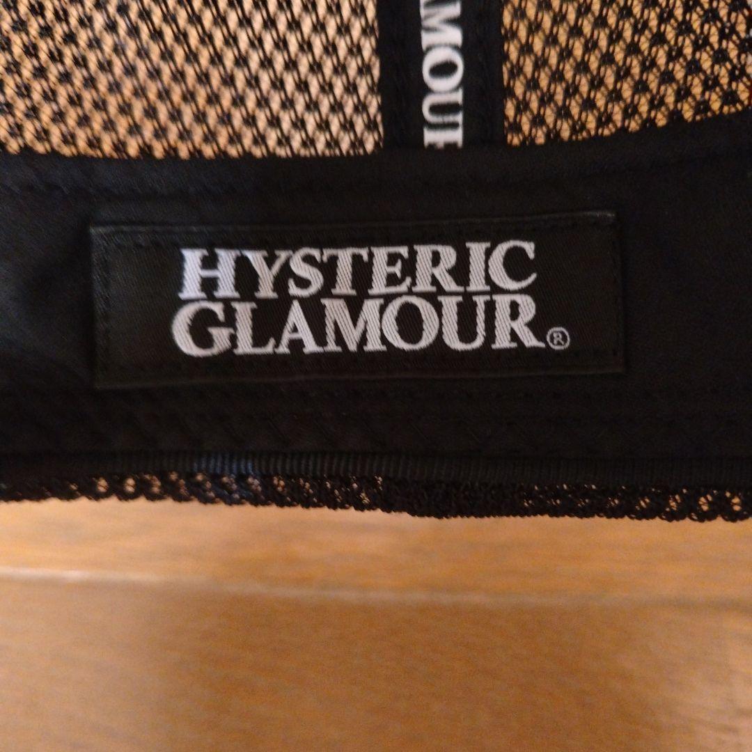 HYSTERIC GLAMOUR メッシュキャップ ホワイト/ブラック