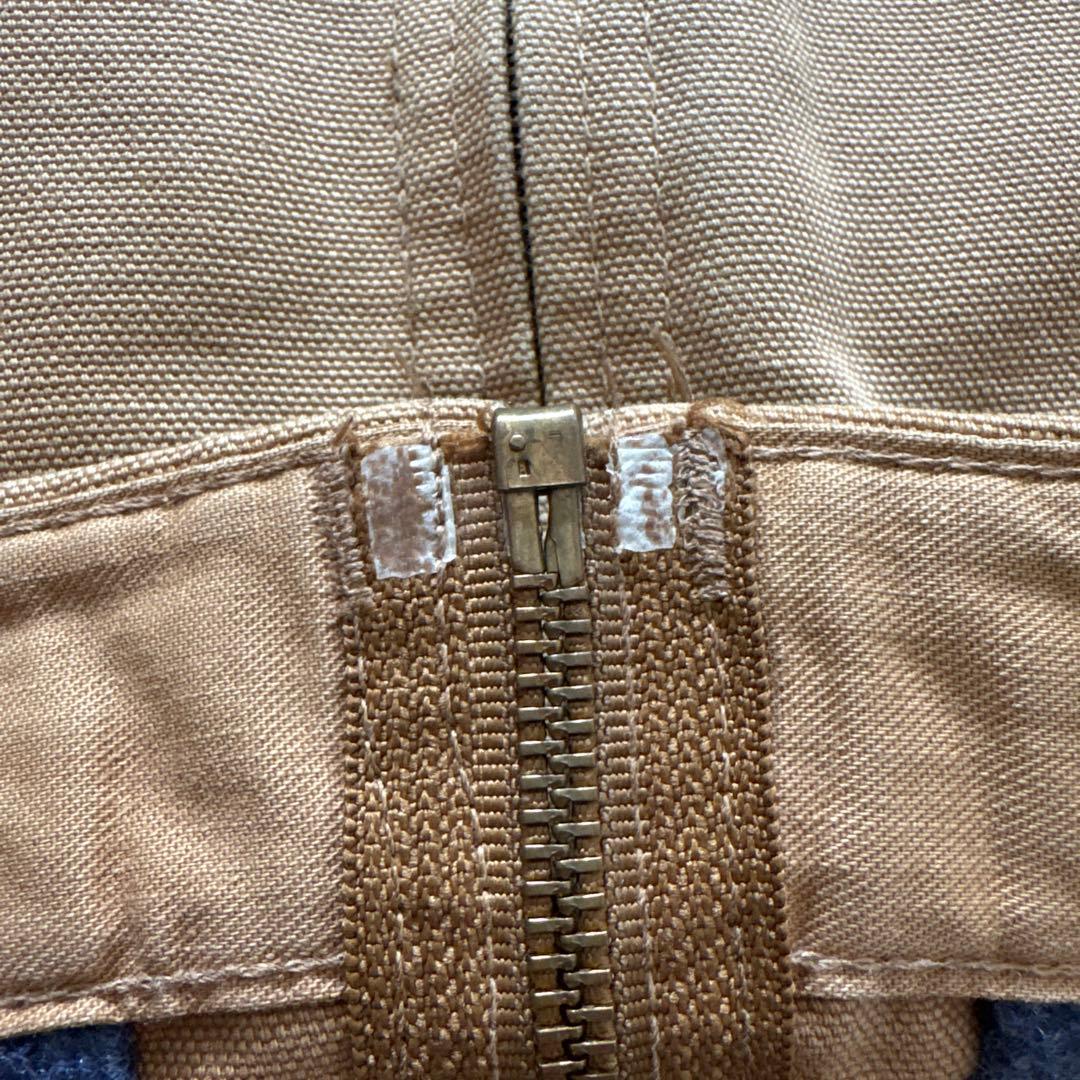 carhartt デトロイトジャケット　ブラウン　usa製 フェード　希少サイズ