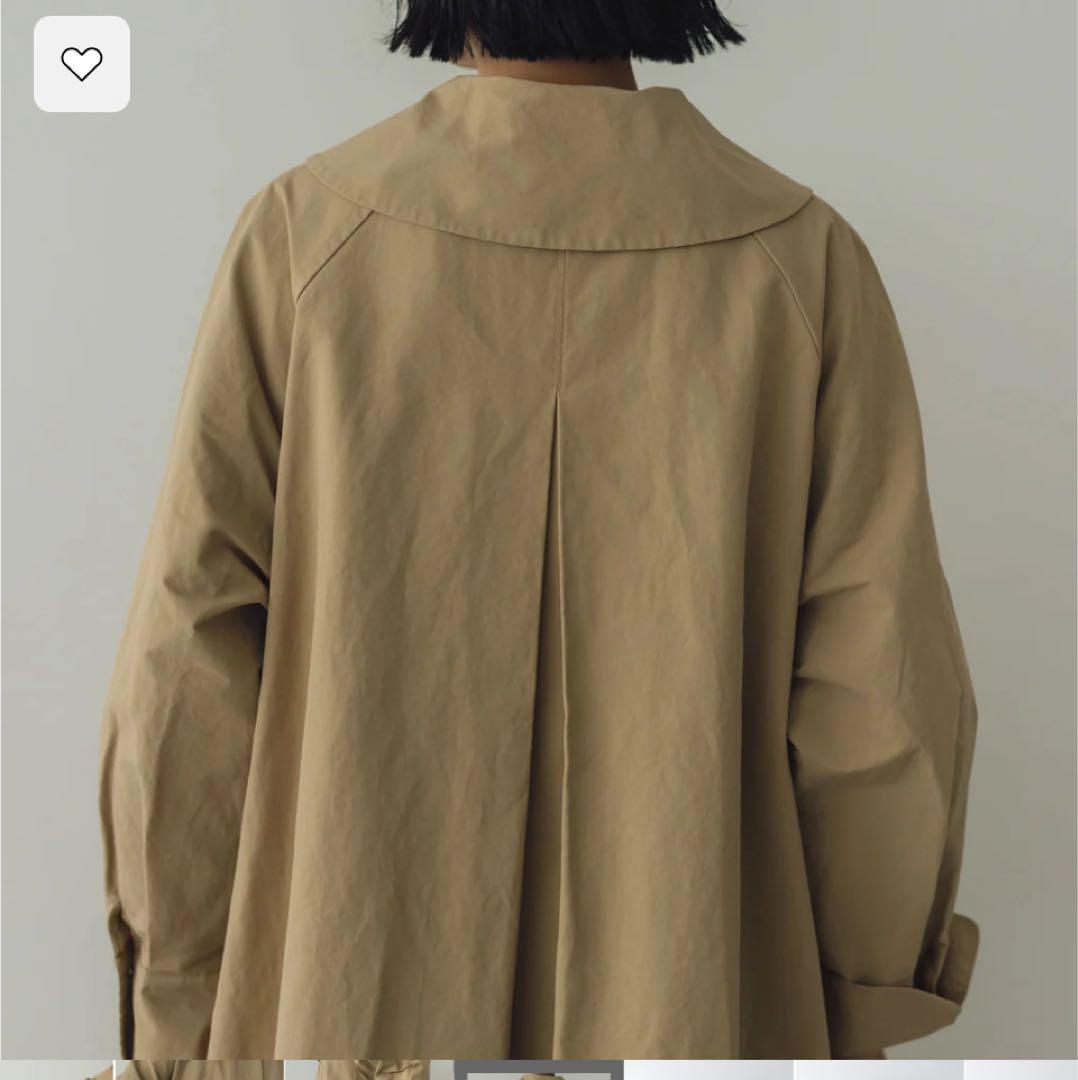 くらすこと +to クラシカルなコットンナイロンコート