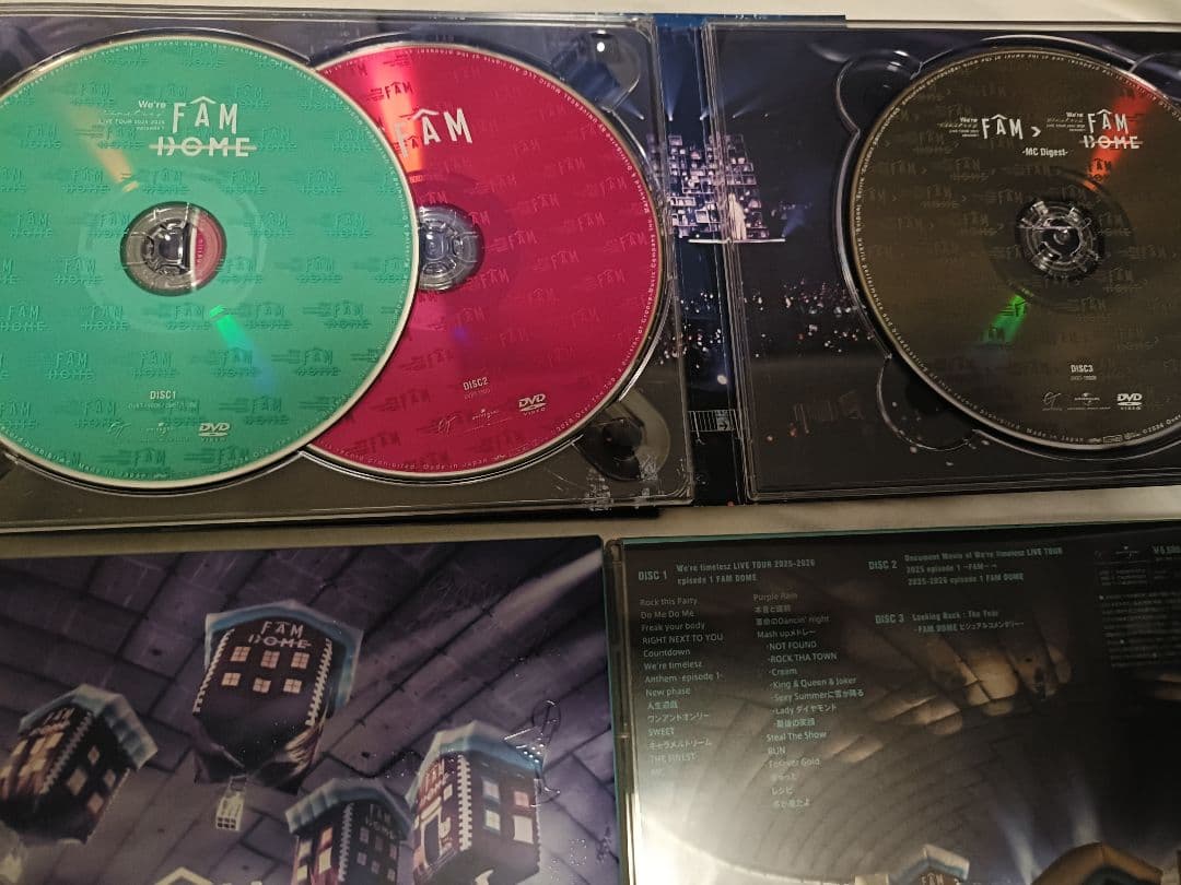 timeleszLIVETOURDVD2形態セット通常盤初回限定盤FAMDOME