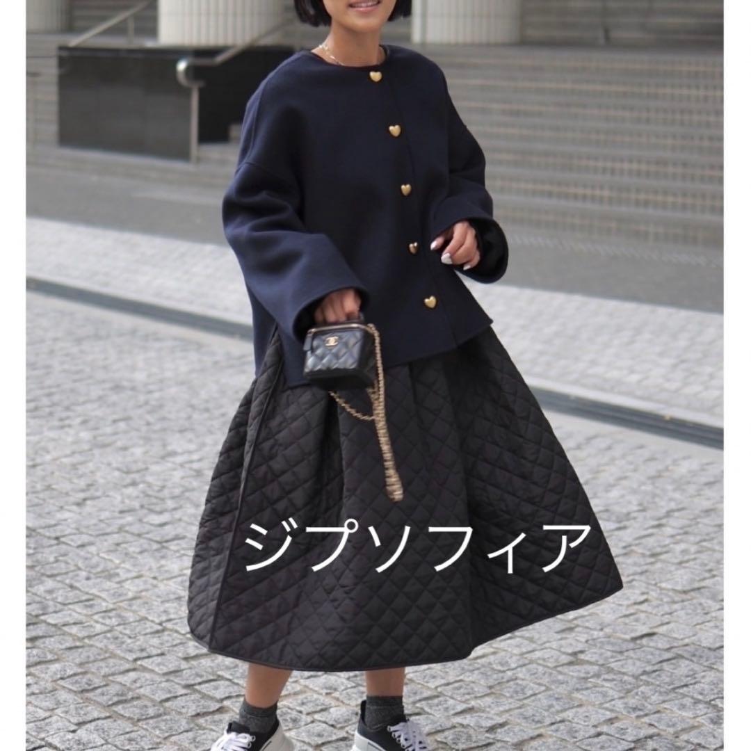【美品】ジプソフィア　GPS-324 Quilt Skirt ブラック