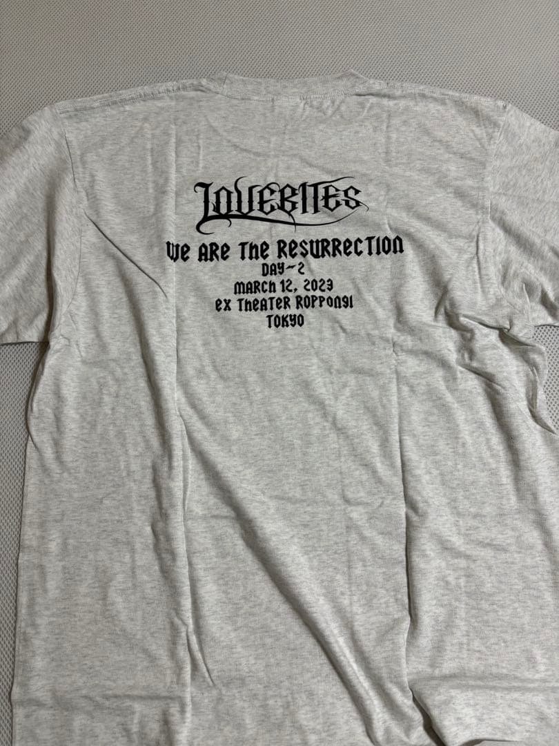 Lovebites 復活　会場限定Tシャツ　バックプリントあり312 day2