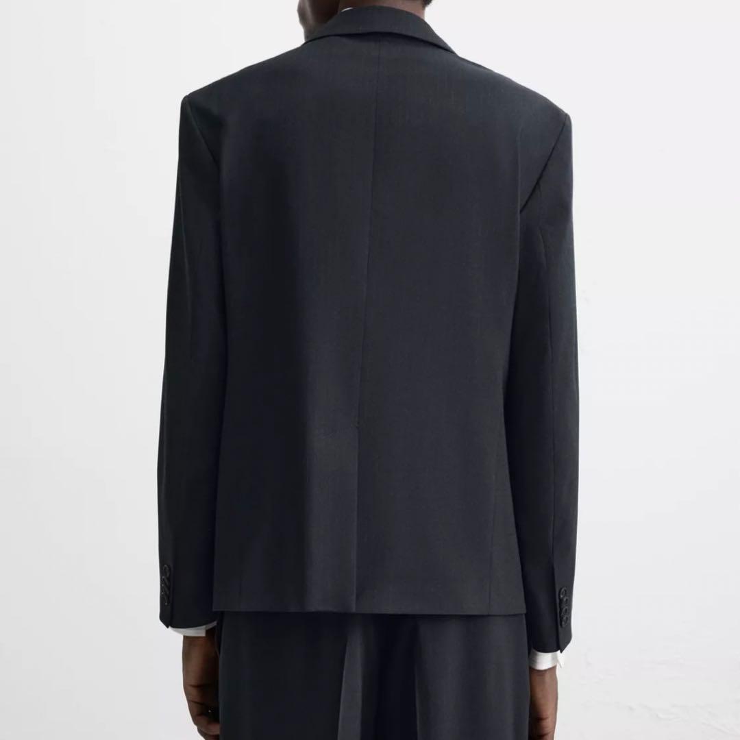 【新品】【完売品】ZARA ザラ ストライプ柄 スーツ ブレザー テーラード