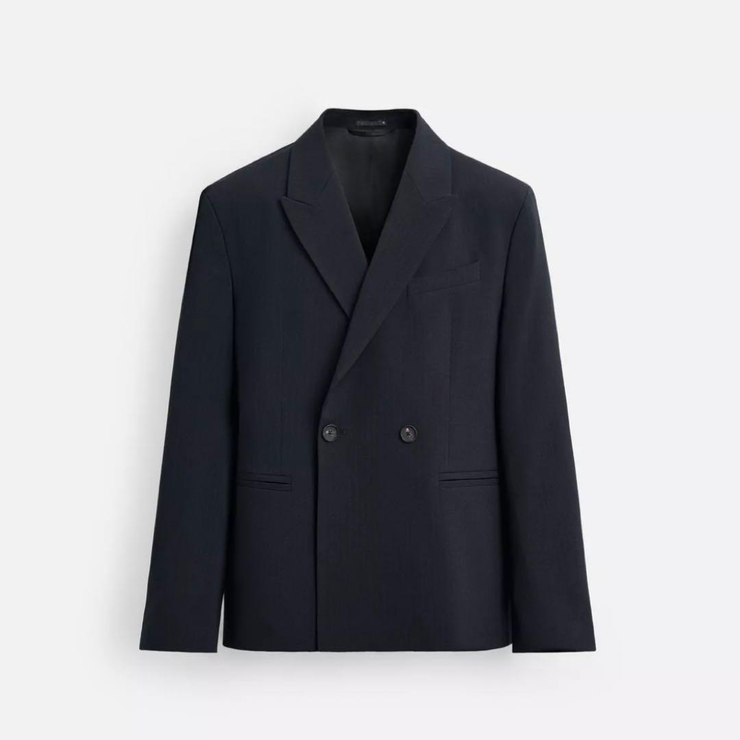 【新品】【完売品】ZARA ザラ ストライプ柄 スーツ ブレザー テーラード