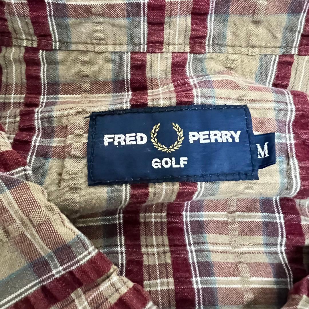 FRED PERRY 短丈 スイングトップ チェック柄