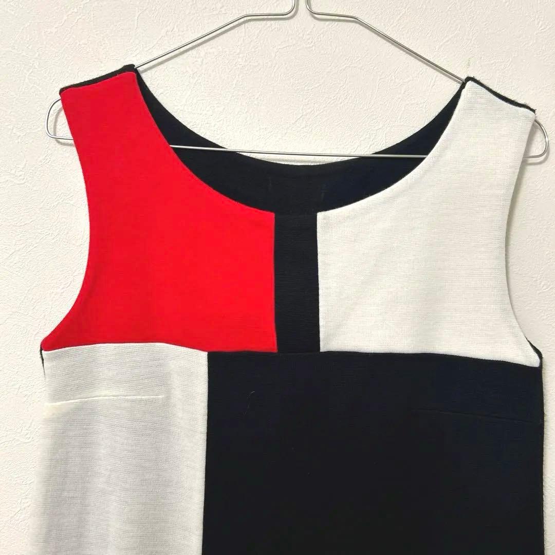 モンドリアンワンピース　フランス製vintage レトロモッズ60's 70s