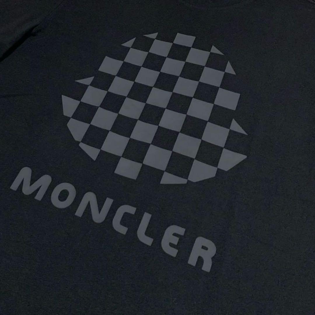 〔極美品〕モンクレール　プリントロゴ　XL ブラック　Tシャツ　5S389
