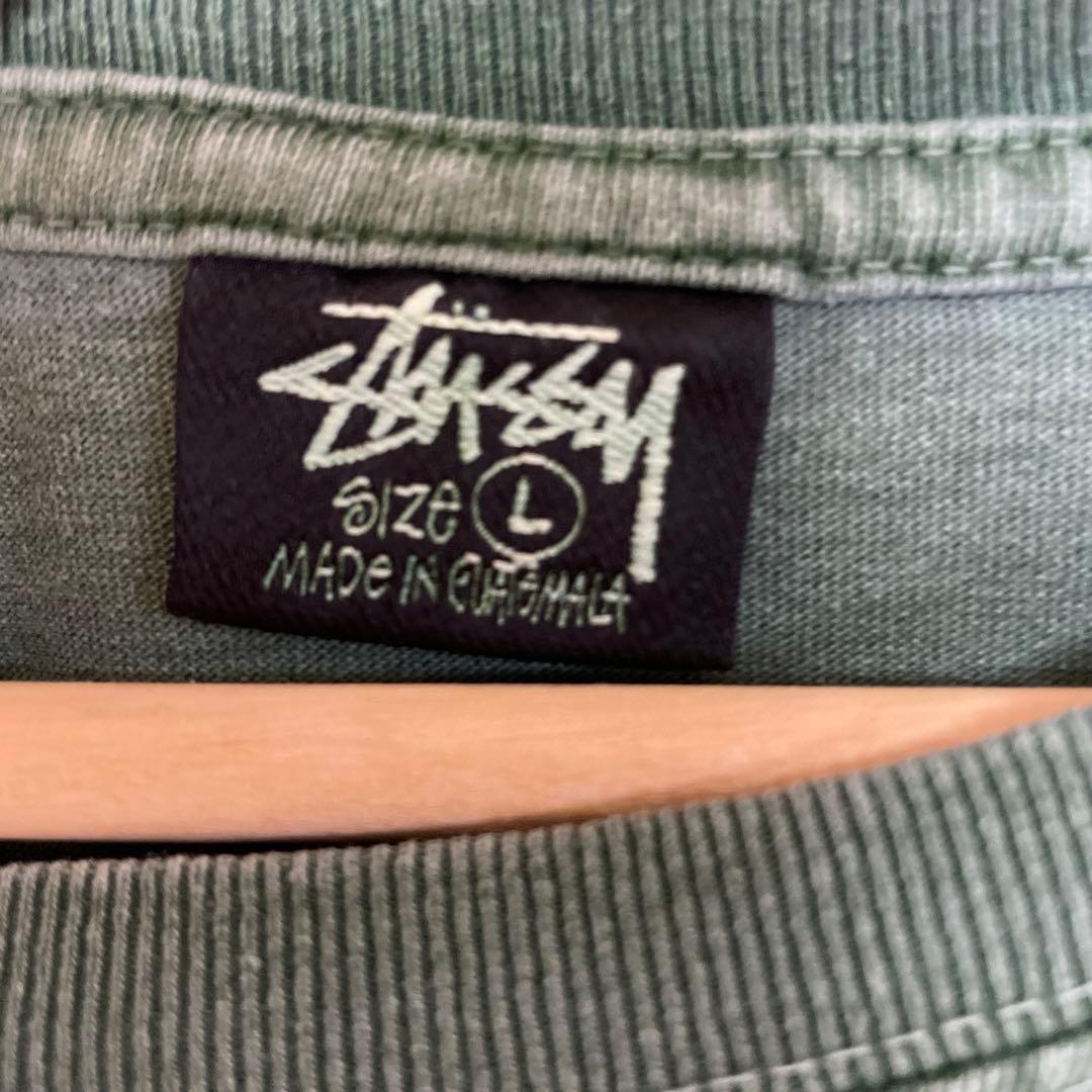 Stussy 8ボール Tシャツ Lサイズ グリーン
