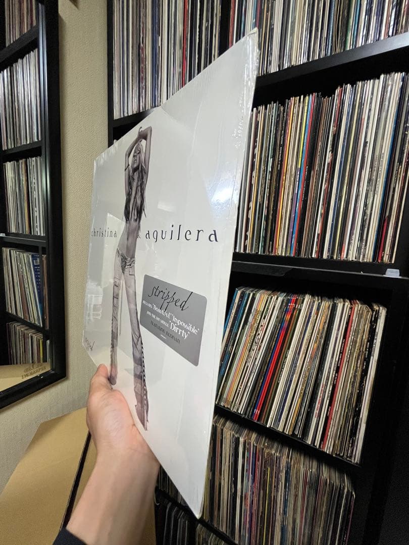 Christina Aguilera Stripped 2枚組お宝レコード未開封