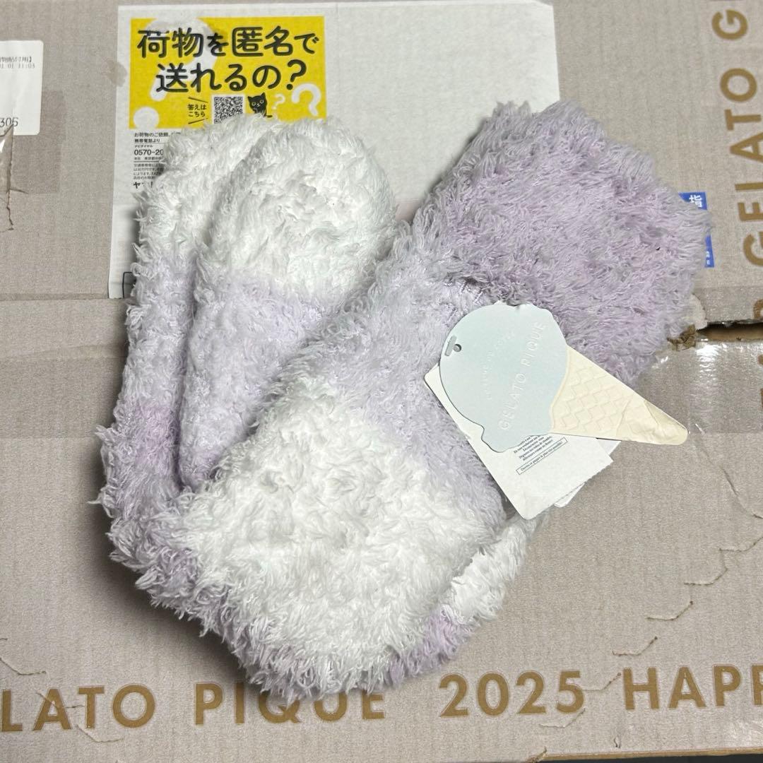 おまけつき！ジェラートピケ　モコモコ　ルームウェア 上下　靴下 福袋 2025