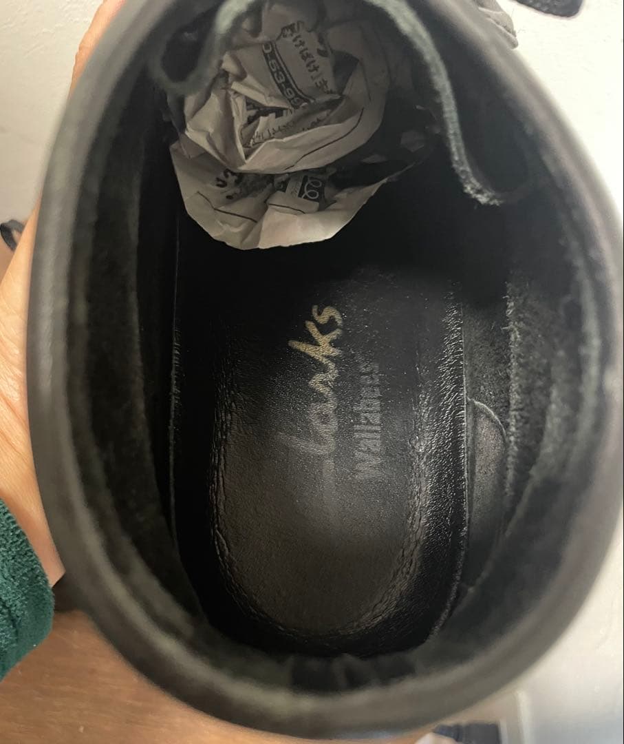 CLARKS クラークス ワラビー　レザーブラック