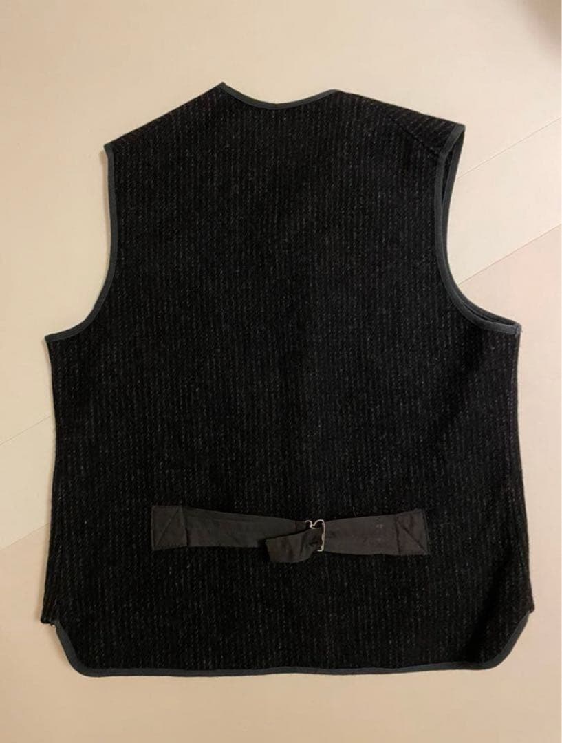 Woolrich ゴマ塩　ベスト サイズ40 ビーチベスト　タロン真鍮　状態よい