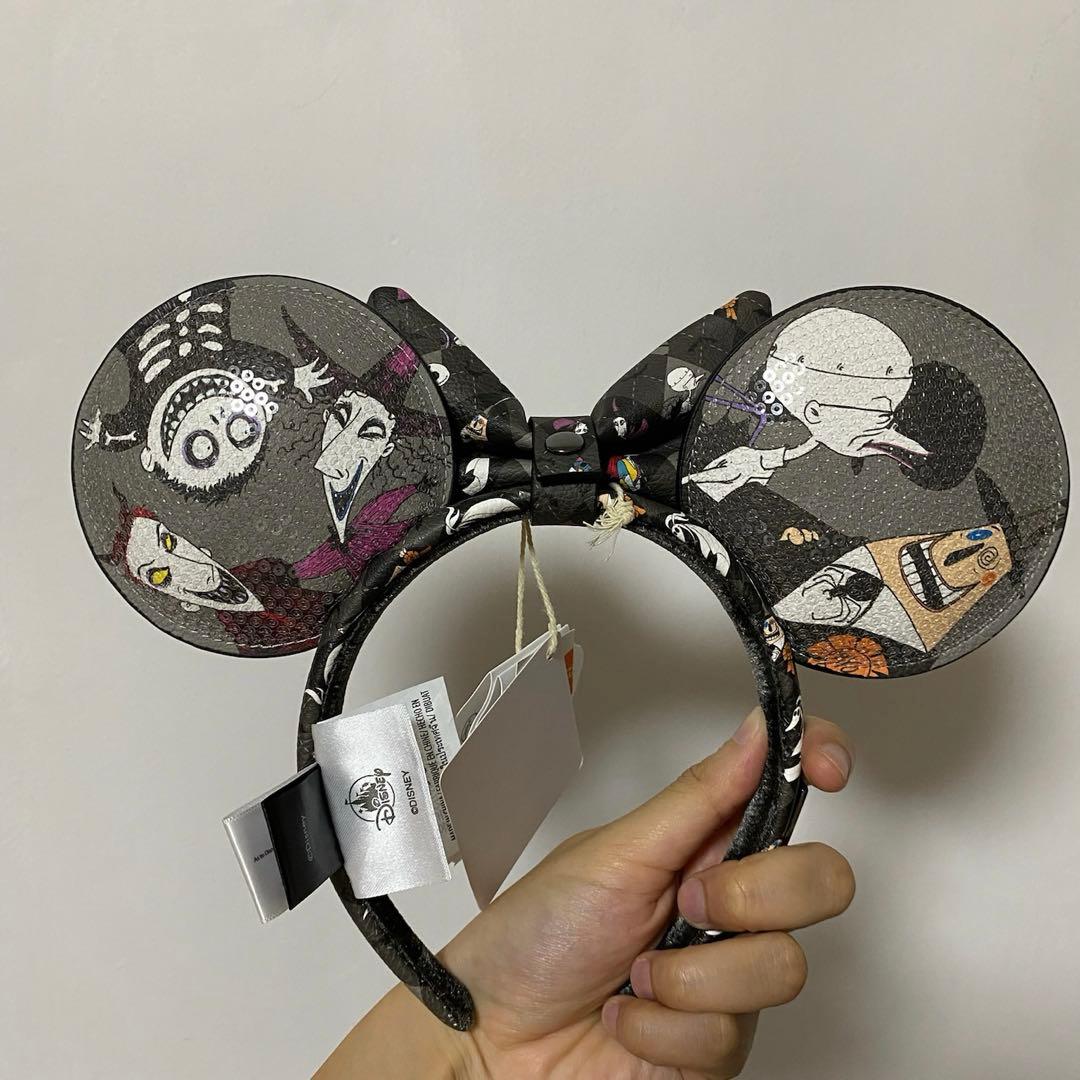 ディズニー　ナイトメアービフォア　シャクとサリーカチューシャ