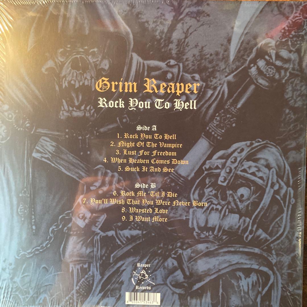 た*ヨ様 Grim Reaper 3枚セット　洋楽レコード